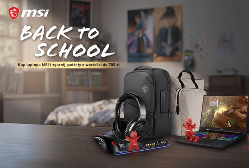 Promocja MSI back to school 2026